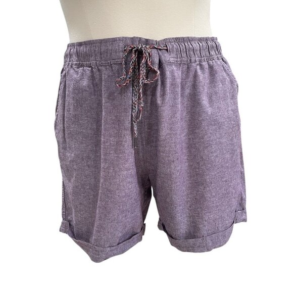 Old Navy Luxe Tank Eddie Bauer Linen Shorts Set XL XXL Casual Summer Lounge - Picture 9 of 15